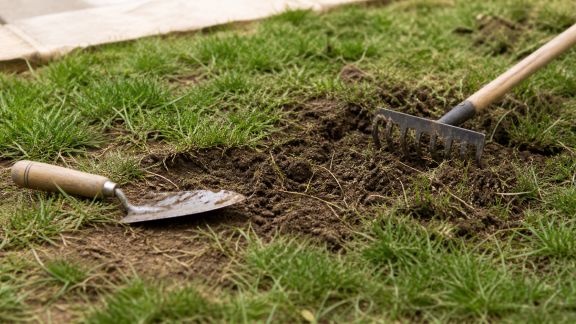 Astuces pour réparer rapidement les zones abîmées de la pelouse