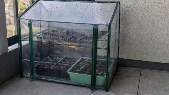 Poser une mini-serre de balcon pour les semis précoces