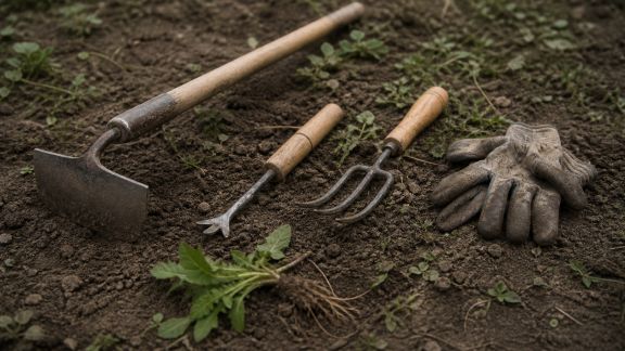 Choisir et utiliser les bons outils de désherbage manuel