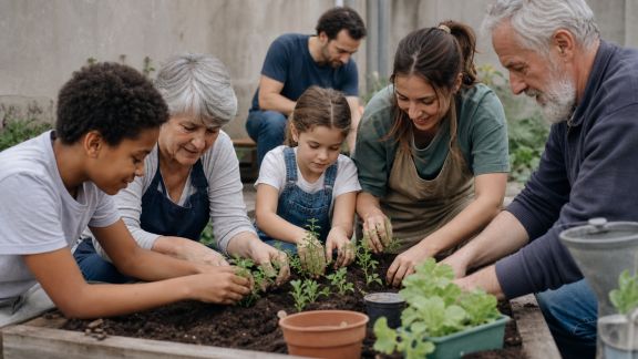 Créer des ateliers intergénérationnels autour du jardinage urbain