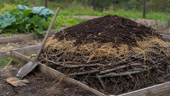 Construire une butte de permaculture dans son potager
