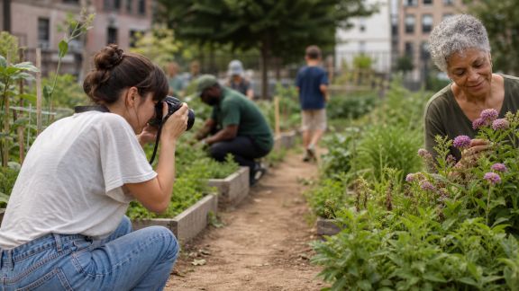Organiser un concours photo de jardins communautaires dans votre ville