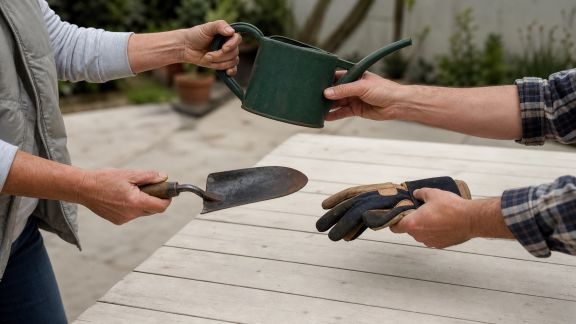 Créer une bourse d'échange de matériel de jardinage entre voisins