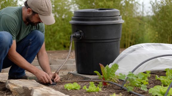 Installer un système de récupération de compost liquide au potager